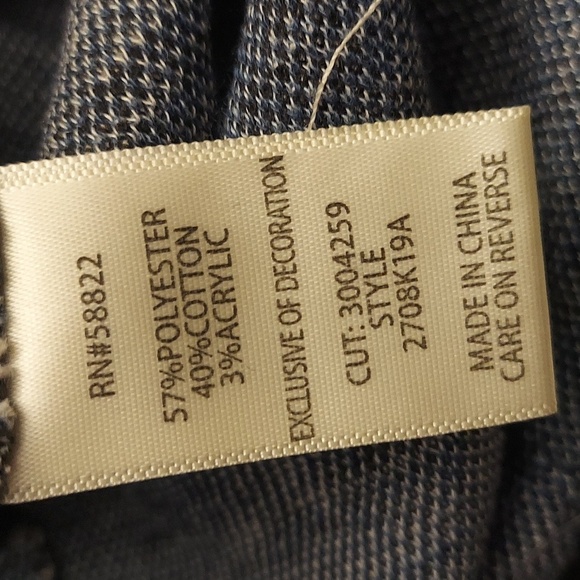 MAX STUDIO Chic Navy/White Tweed Mini Faux Wrap Skirt - Picture 11 of 12